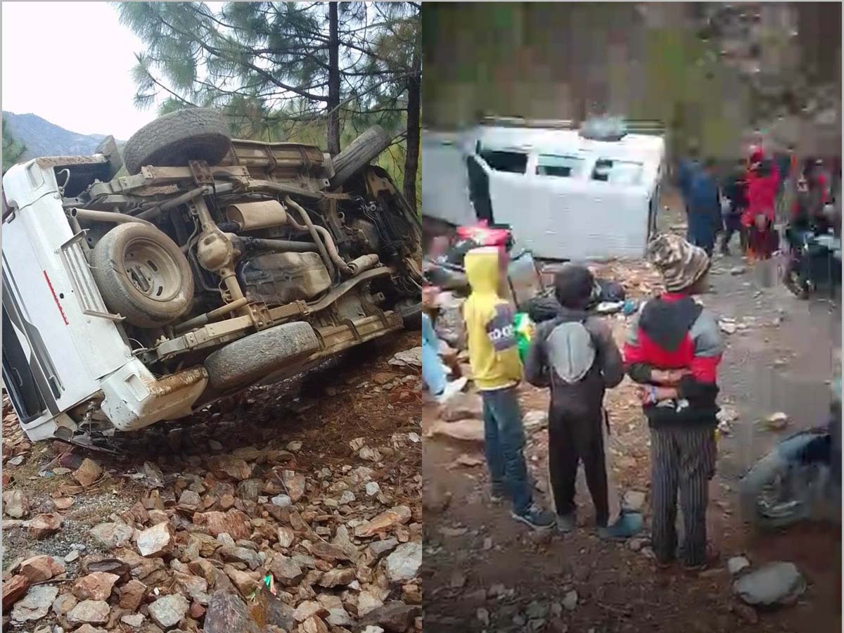 बैतडीमा १० जना सवार जिप दुर्घटना 
